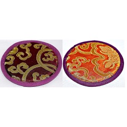 CIRCLE (PAD) Double Sided Pillow (Cushion) to keep Singing Bowls Safly - Small Size (12 cm, 4.7 inch)