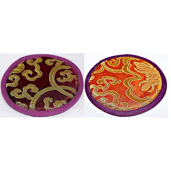 CIRCLE (PAD) Double Sided Pillow (Cushion) to keep Singing Bowls Safly - Small Size (12 cm, 4.7 inch)