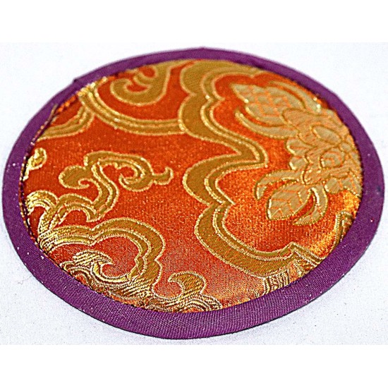 CIRCLE (PAD) Double Sided Pillow (Cushion) to keep Singing Bowls Safly - Small Size (12 cm, 4.7 inch)