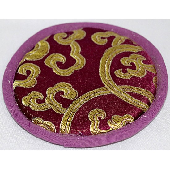 CIRCLE (PAD) Double Sided Pillow (Cushion) to keep Singing Bowls Safly - Small Size (12 cm, 4.7 inch)