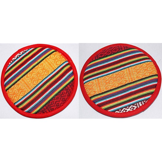 CIRCLE (PAD) Double Sided Pillow (Cushion) to keep Singing Bowls Safly - Medium Size (14 cm, 5.5 inch) CIRCLE (PAD) Double Sided Pillow (Cushion) to keep Singing Bowls Safly - Medium Size (14 cm, 5.5 inch)