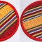 CIRCLE (PAD) Double Sided Pillow (Cushion) to keep Singing Bowls Safly - Large Size (16 cm, 6.2 inch)