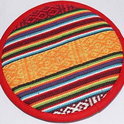 CIRCLE (PAD) Double Sided Pillow (Cushion) to keep Singing Bowls Safly - Large Size (16 cm, 6.2 inch)