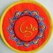 Circle with EMBROIDERY Pillow (Cushion) to keep Singing Bowls Safely -  Extra Small Size (10 cm, 3.9 inch)