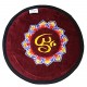 Circle with EMBROIDERY Pillow (Cushion) to keep Singing Bowls Safely - Large Size (16 cm, 6.2 inch)
