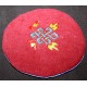 Circle with EMBROIDERY Pillow (Cushion) to keep Singing Bowls Safely - Large Size (16 cm, 6.2 inch)