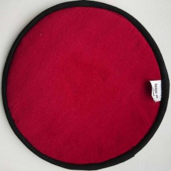 Circle with EMBROIDERY (Cushion) to keep Singing Bowls Safely - XX Large Size (20 cm, 7.8 inch)