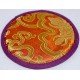 CIRCLE (PAD) Pillow (Brocade Cushion) to keep Singing Bowls Safly - Mini Size (8 cm, 3.1 inch)