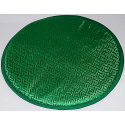 CIRCLE (PAD) Pillow (Brocade Cushion) to keep Singing Bowls Safly - Extra Small Size (10 cm, 3.9 inch)