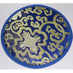 CIRCLE (PAD) Pillow  (Brocade Cushion) to keep Singing Bowls Safly - Medium Size (14 cm, 5.5 inch)