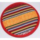 CIRCLE (PAD) Pillow (Brocade Cushion) to keep Singing Bowls Safly - Large Size (16 cm, 6.2 inch)