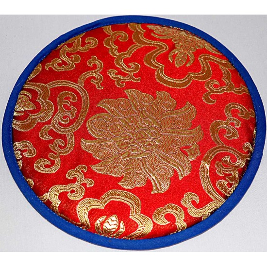 CIRCLE (PAD) Pillow (Brocade Cushion) to keep Singing Bowls Safly - X Large Size (18 cm, 7 inch) CIRCLE (PAD) Pillow (Brocade Cushion) to keep Singing Bowls Safly - X Large Size (18 cm, 7 inch)