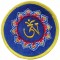Circle with EMBROIDERY (Pad Professional) Pillow (Cushion) to keep Singing Bowls Safely  - Mini Size (8 cm, 3.1 inch)