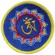 Circle with EMBROIDERY (Pad Professional) Pillow (Cushion) to keep Singing Bowls Safely  - Mini Size (8 cm, 3.1 inch)