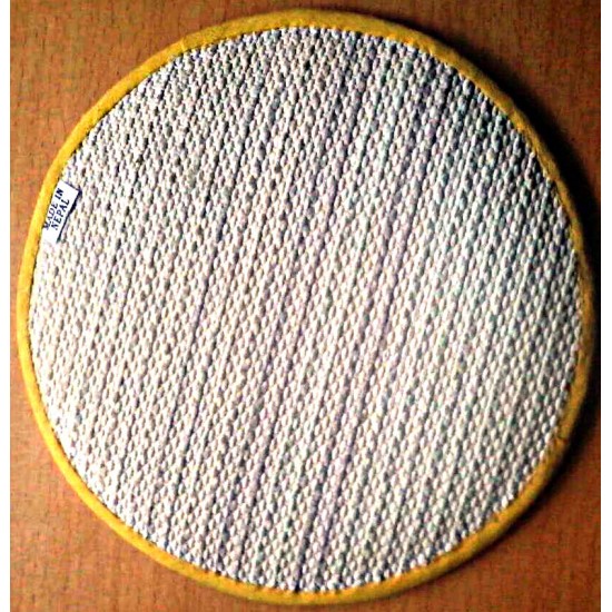 Circle with EMBROIDERY (Pad Professional) Pillow (Cushion) to keep Singing Bowls Safely  - Mini Size (8 cm, 3.1 inch)