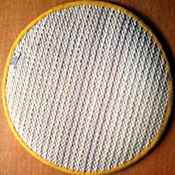 Circle with EMBROIDERY (Pad Professional) Pillow (Cushion) to keep Singing Bowls Safely -  Extra Small Size (10 cm, 3.9 inch)