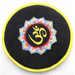 Circle with EMBROIDERY (Pad Professional) Pillow (Cushion) to keep Singing Bowls Safely - Large Size (16 cm, 6.2 inch)