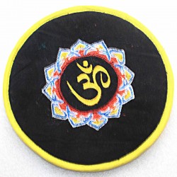 Circle with EMBROIDERY (Pad Professional) Pillow (Cushion) to keep Singing Bowls Safely - Large Size (16 cm, 6.2 inch)
