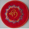 Circle with EMBROIDERY (Pad Professional) Pillow (Cushion) to keep Singing Bowls Safely - Extra Large Size (18 cm, 7 inch)