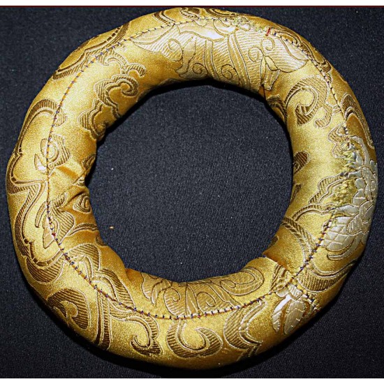 RING Pillow (Cushion) to keep Singing Bowls Safly - Extra Small (Mini) Size (8 cm, 3.1 inch)