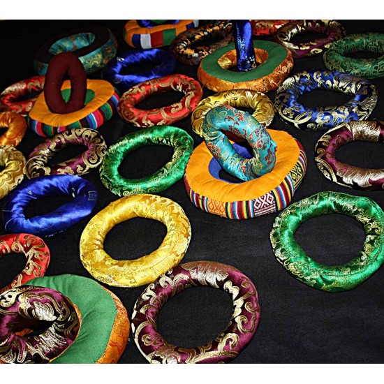 RING Pillow (Cushion) to keep Singing Bowls Safly - XX Large Size (20 cm, 7.8 inch)