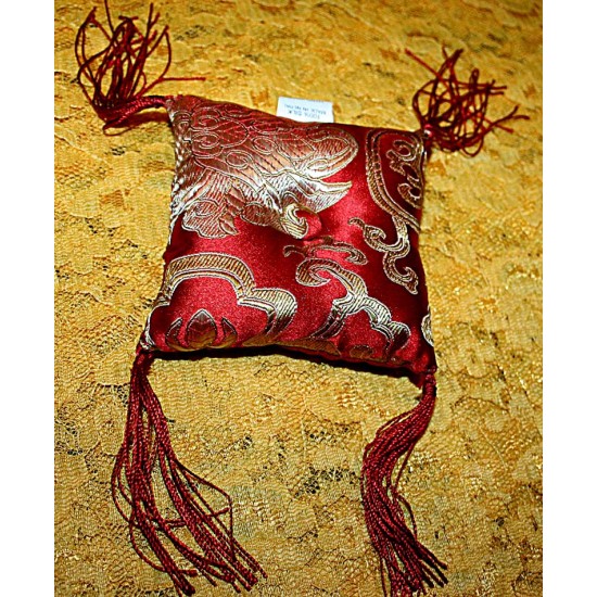 SQUARE Pillow (Cushion) to keep Singing Bowls Safly - Medium Size(14 cm, 5.5 inch)