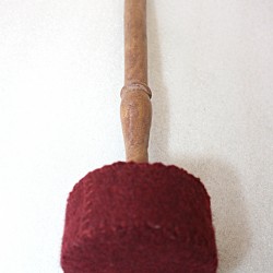 HARD FELT Mallet (Drumstick/Singing Bowl Stick) to play singing bowls essential - XX Large Size (41*10.5 cm, 16.1*4.1 inch)
