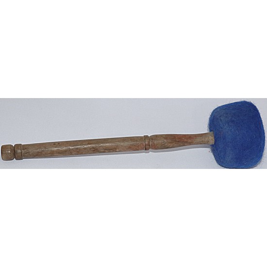 SOFT FELT Mallet (Drumstick/Singing Bowl Stick) to play singing bowls essential - Large Size (28*7 cm, 11*2.7 inch)