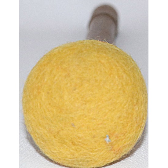 SOFT FELT Mallet (Drumstick/Singing Bowl Stick) to play singing bowls essential - XX Small Size (20*3 cm, 7.8*1.1 inch)