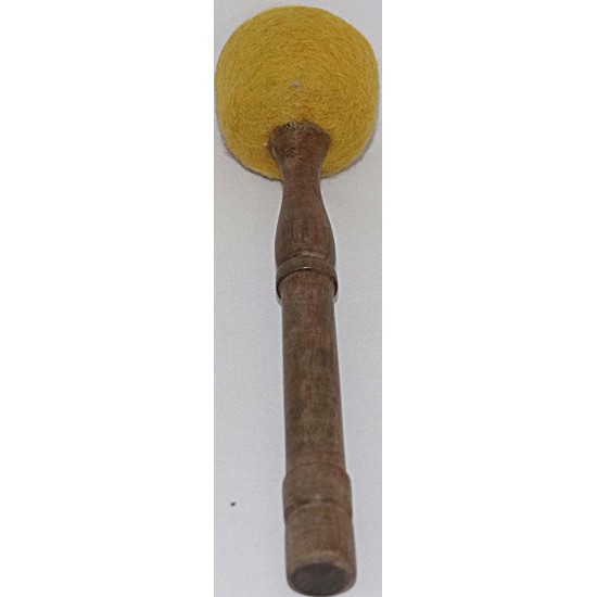 SOFT FELT Mallet (Drumstick/Singing Bowl Stick) to play singing bowls essential - XX Small Size (20*3 cm, 7.8*1.1 inch)