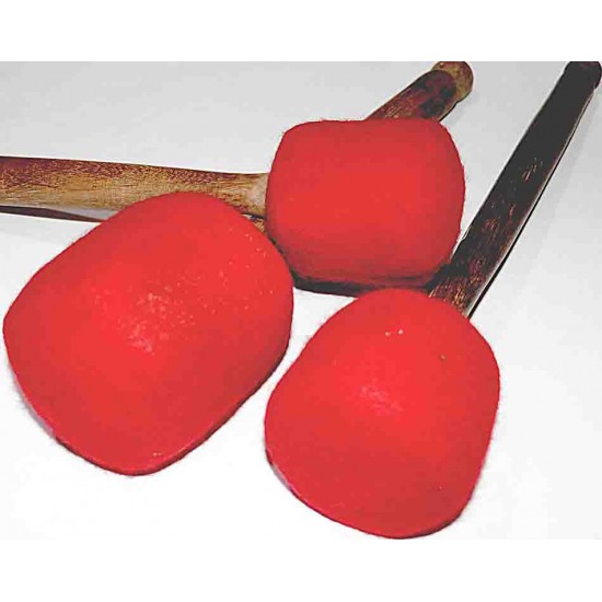 Gong Mallet, Felt Soft, Unique and practicle design of experienced Gong Master (GOVINDA TIWARI) for Gongs and JUMBO STANDING size Singing bowls - Large Size (40*10 cm, 15.7*3.9 inch)