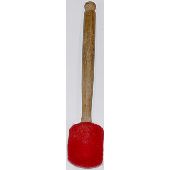 Gong Mallet, Felt Soft, Unique and practicle design of experienced Gong Master (GOVINDA TIWARI) for Gongs and JUMBO STANDING size Singing bowls - Small Size (38*6 cm, (14.9*2.3 inch)
