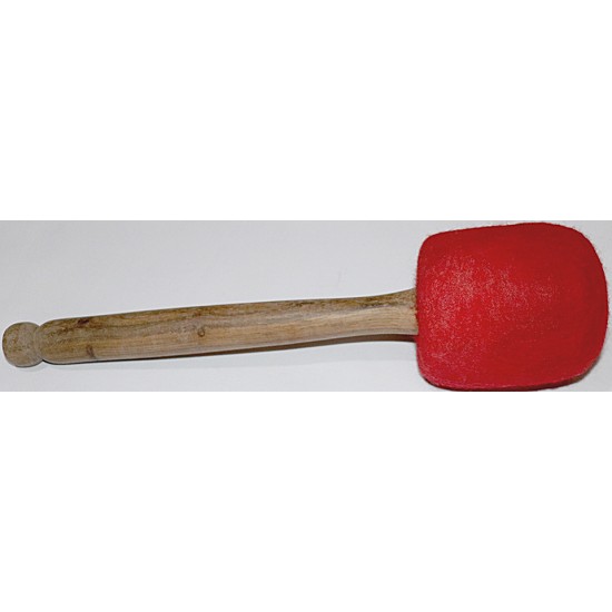 Gong Mallet, Felt Soft, Unique and practicle design of experienced Gong Master (GOVINDA TIWARI) for Gongs and JUMBO STANDING size Singing bowls - Small Size (38*6 cm, (14.9*2.3 inch)