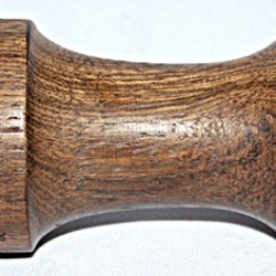 DESIGNED CARVED HANDLE (GOD HEADED) RINGER (Beater/Leather stick/Singing Bowl Stick) to play singing bowls essential - X Large Size (23*5.5 cm, 9.05*2.16 inch)