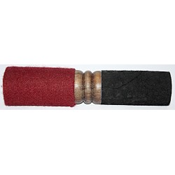 DOUBLE SIDED (MCE Standard with soft carpet)  RINGER (Beater/Leather stick/Singing Bowl Stick) to play singing bowls essential - Large Size (20*4 cm, 7.87*1.57 inch)