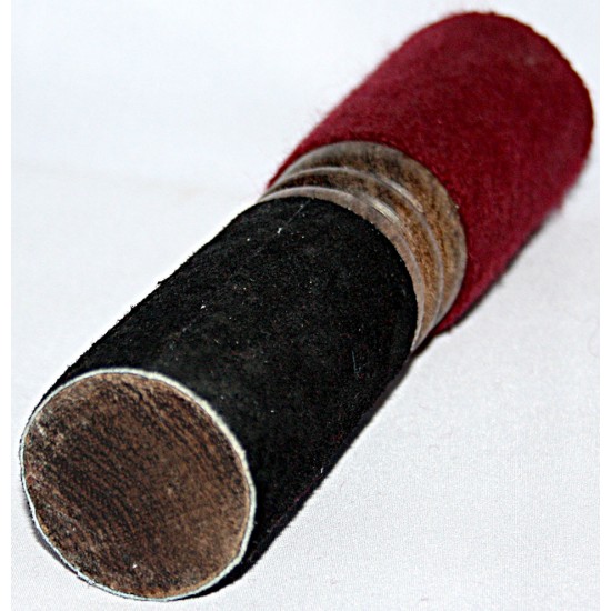 DOUBLE SIDED (MCE Standard with soft carpet) RINGER (Beater/Leather stick/Singing Bowl Stick) to play singing bowls essential - Large Size (20*4 cm, 7.87*1.57 inch) DOUBLE SIDED (MCE Standard with soft carpet) RINGER (Beater/Leather stick/Singing Bowl Stick) to play singing bowls essential - Large Size (20*4 cm, 7.87*1.57 inch)
