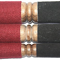 DOUBLE SIDED (MCE Standard with soft carpet)  RINGER (Beater/Leather stick/Singing Bowl Stick) to play singing bowls essential - Large Size (20*4 cm, 7.87*1.57 inch)