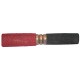 DOUBLE SIDED (MCE Standard with soft carpet)  RINGER (Beater/Leather stick/Singing Bowl Stick) to play singing bowls essential - Medium Size (20*3 cm, 7.87*1.18 inch)