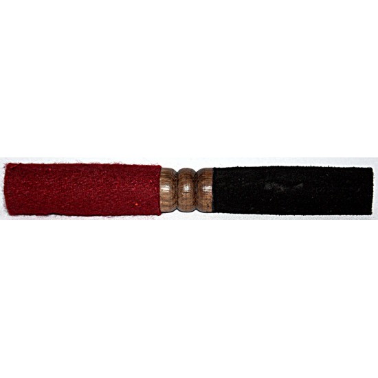DOUBLE SIDED (MCE Standard with soft carpet)  RINGER (Beater/Leather stick/Singing Bowl Stick) to play singing bowls essential - Small Size (20*2.5 cm, 7.87*0.98 inch)