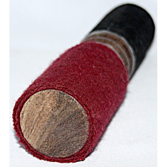 DOUBLE SIDED (MCE Standard with soft carpet)  RINGER (Beater/Leather stick/Singing Bowl Stick) to play singing bowls essential - Extra Large Size (20*5 cm, 7.87*1.97 inch)