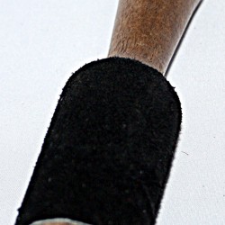 CONIC HANDLE (FISH STICK) RINGER (Beater/Leather stick/Singing Bowl Stick) to play singing bowsl essential - Small Size (17*3.5 cm, 6.69*1.38 inch)