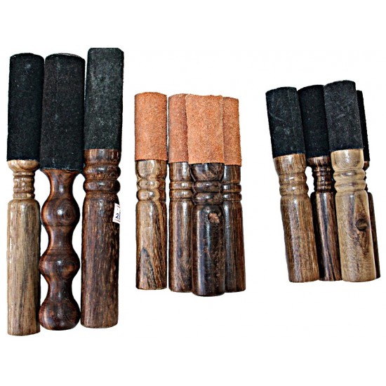 STANDARD HANDLE RINGER (Beater/Leather stick/Singing Bowl Stick) to play singing bowls essential - Extra Large Size (21*5 cm, 8.27*1.97 inch)