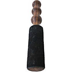 DOUBLE CURVED HANDLE RINGER (Beater/Leather stick/Singing Bowl Stick) to play singing bowls essential - Large Size (20*5 cm, 7.87*1.97 inch)