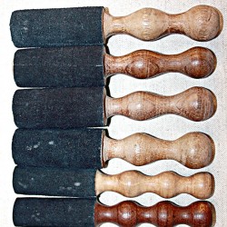 DOUBLE CURVED HANDLE RINGER (Beater/Leather stick/Singing Bowl Stick) to play singing bowls essential - Extra Large Size (20*6 cm, 7.87*2.36 inch)