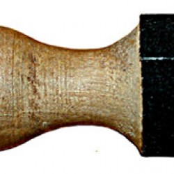 DOUBLE CURVED HANDLE RINGER (Beater/Leather stick/Singing Bowl Stick) to play singing bowls essential - Extra Small Size (11*2.5 cm, 4.33*0.98 inch)