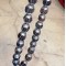 5 Faces White Metal Crafted Rudrakshya Mala 54 Beads with 1 guru beads - Large size (12 mm)