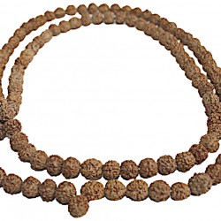 7 Faces Rudrakshya Mala from Nepal 108 Beads - Large Size 