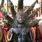 Buddha giant Statue with Snake, Black Color - Giant Size (51*32 cm, 20.7*12.5 inch)