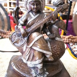 Saraswati HIndu Goddes - Small Size (19.5*14 cm, 7.6*5.5 inch)