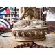 Buddha Statue with Beautiful Decoration Plain, Shiny Yellow Color - Medium Size (10.5*6.5*22.3 cm, 4.1*2.5*8.7 inch) Buddha Statue with Beautiful Decoration Plain, Shiny Yellow Color - Medium Size (10.5*6.5*22.3 cm, 4.1*2.5*8.7 inch)